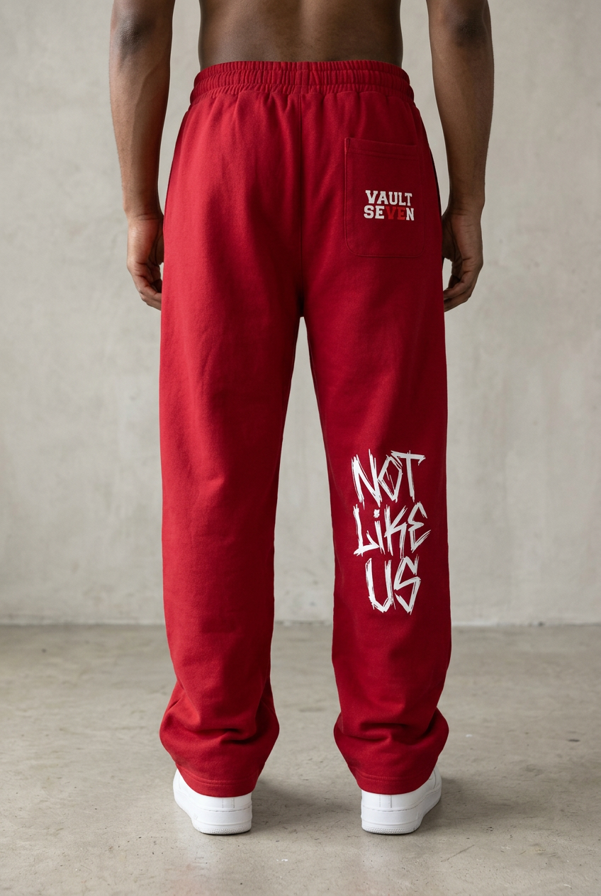 V7 Not Like Us Heavyweight Baggy Sweats
