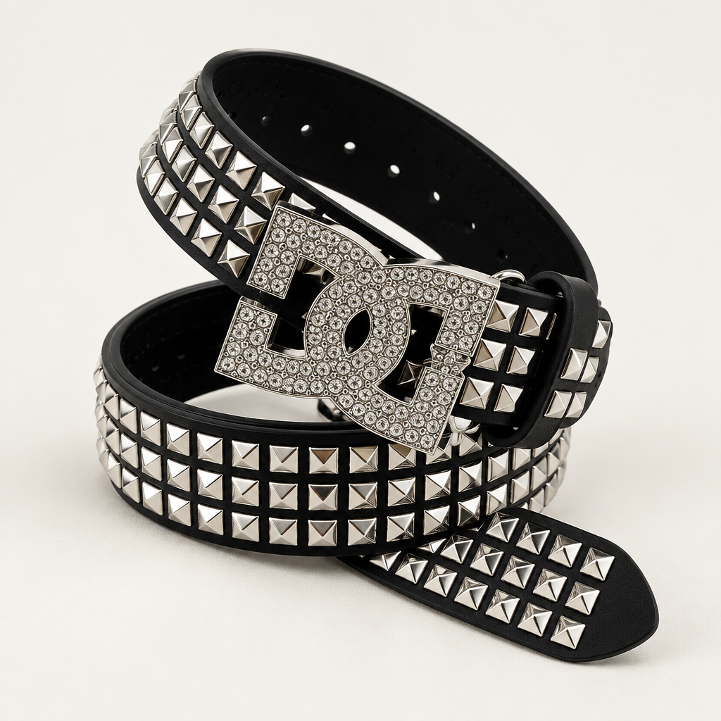 Black Studded Belt