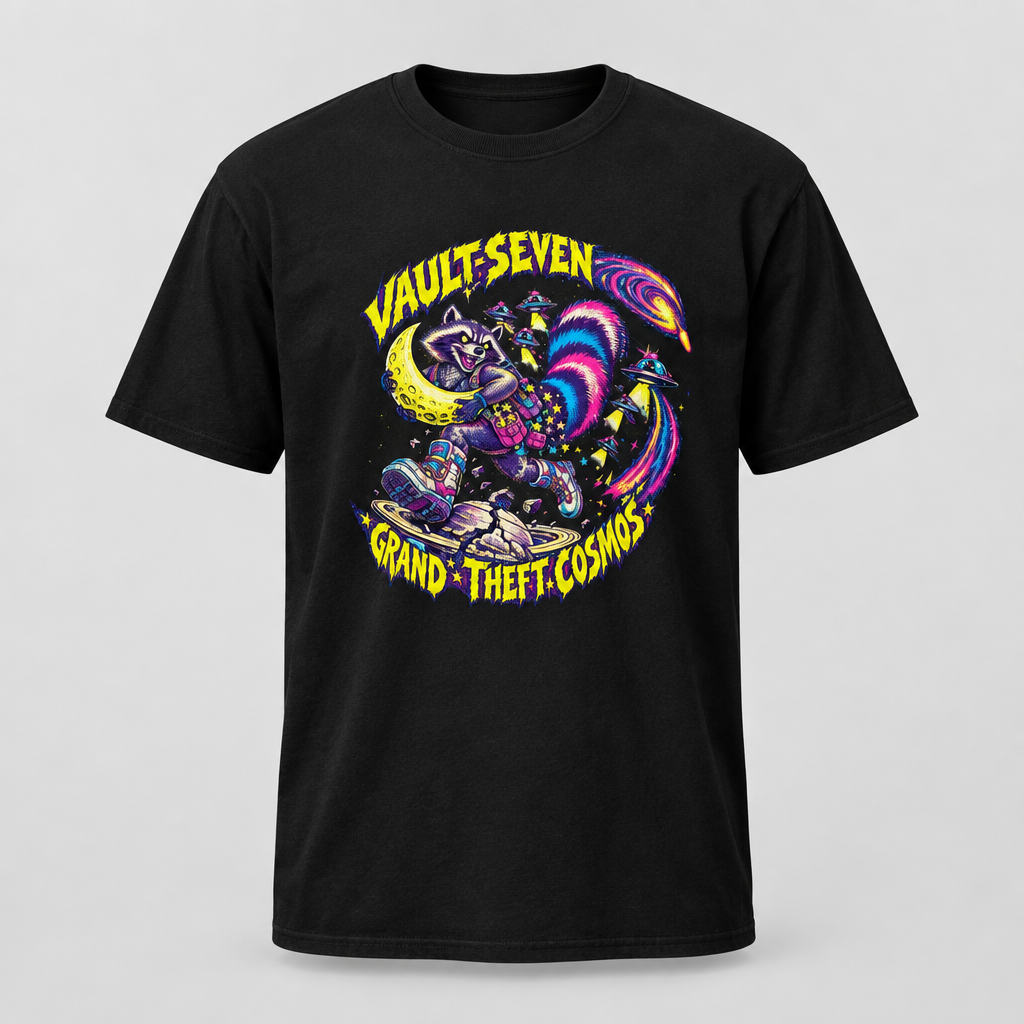 Camiseta gráfica Vault-Seven Grand Theft Cosmos