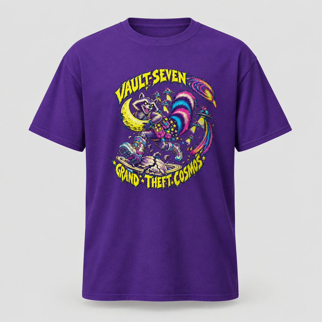 Camiseta gráfica Vault-Seven Grand Theft Cosmos