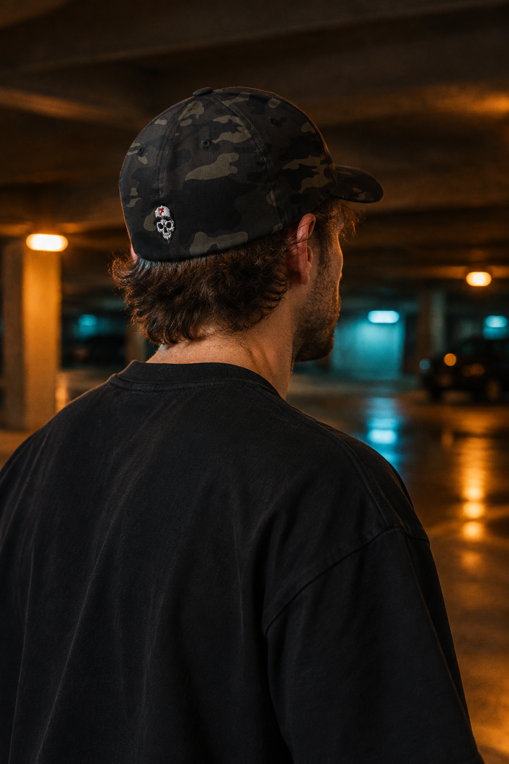 Gorra V7 Skull ajustada