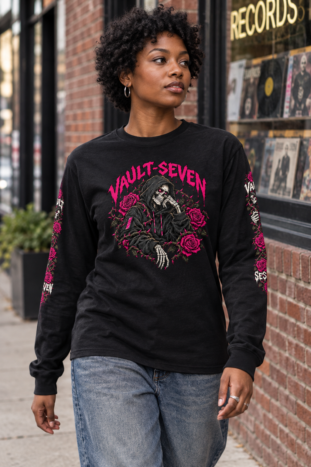 ユニセックス長袖Tシャツ
