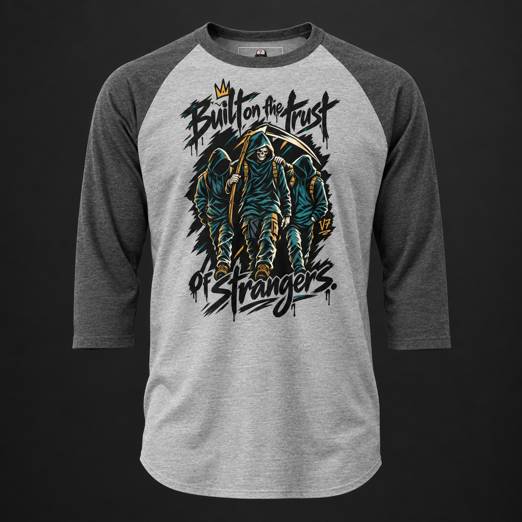 Camiseta de béisbol V7 Strangers Trust Reaper