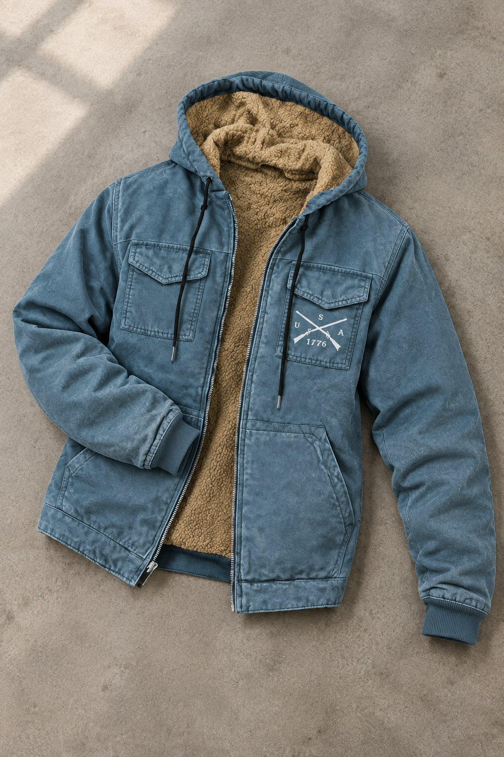 Flintlock USA 1776 Heavyweight Hooded Jacket