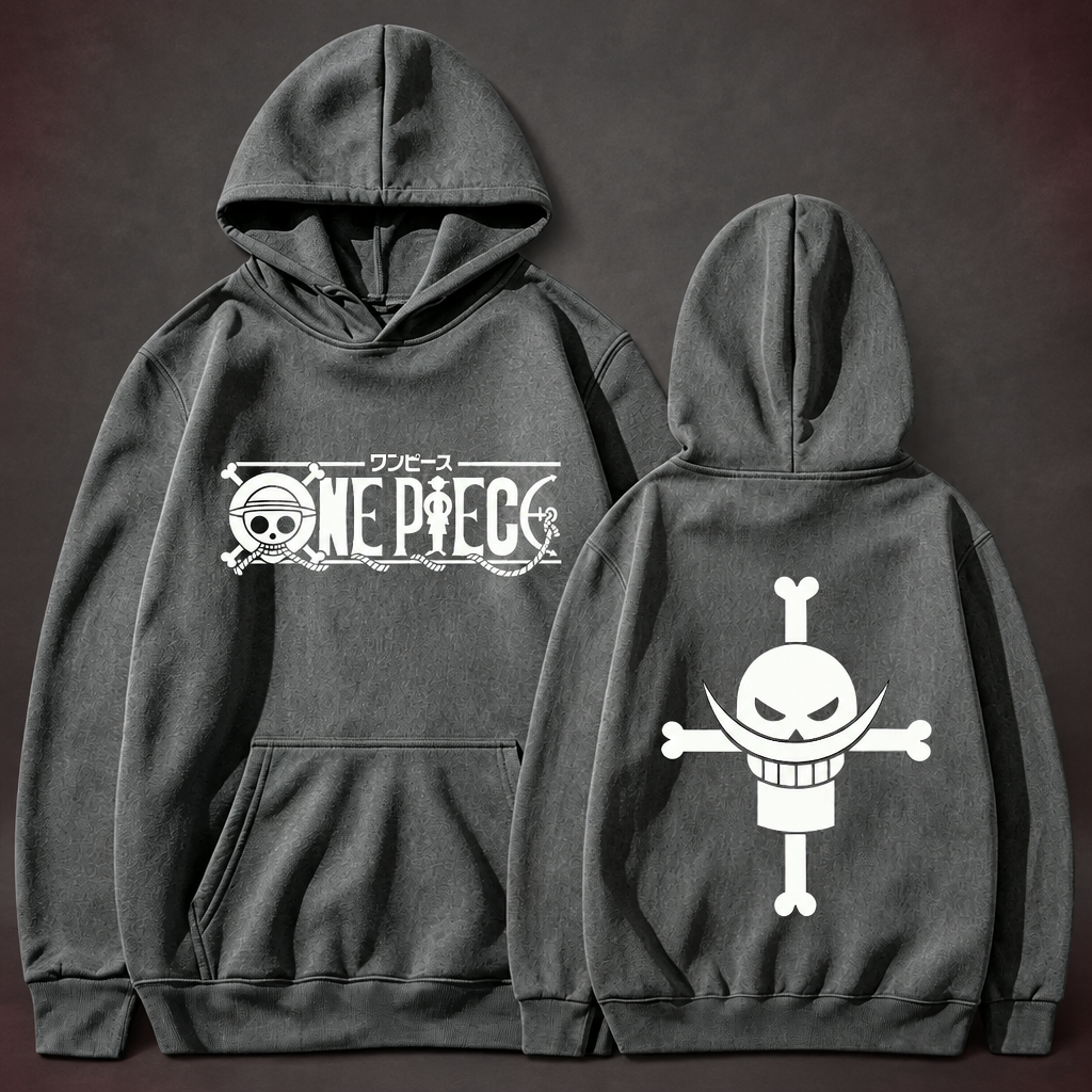 One Piece Whitebeard Pirates Graphic Hoodie