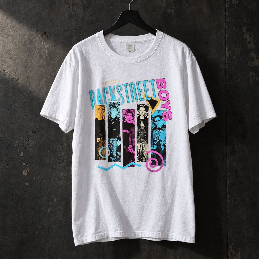 バックストリート・ボーイズ ヴィンテージグラフィックTシャツ