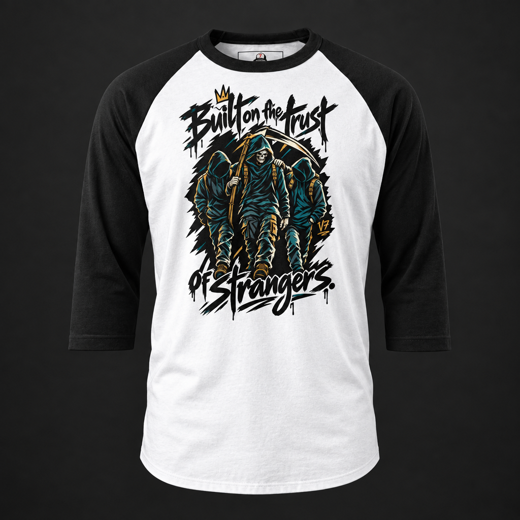 Camiseta de béisbol V7 Strangers Trust Reaper