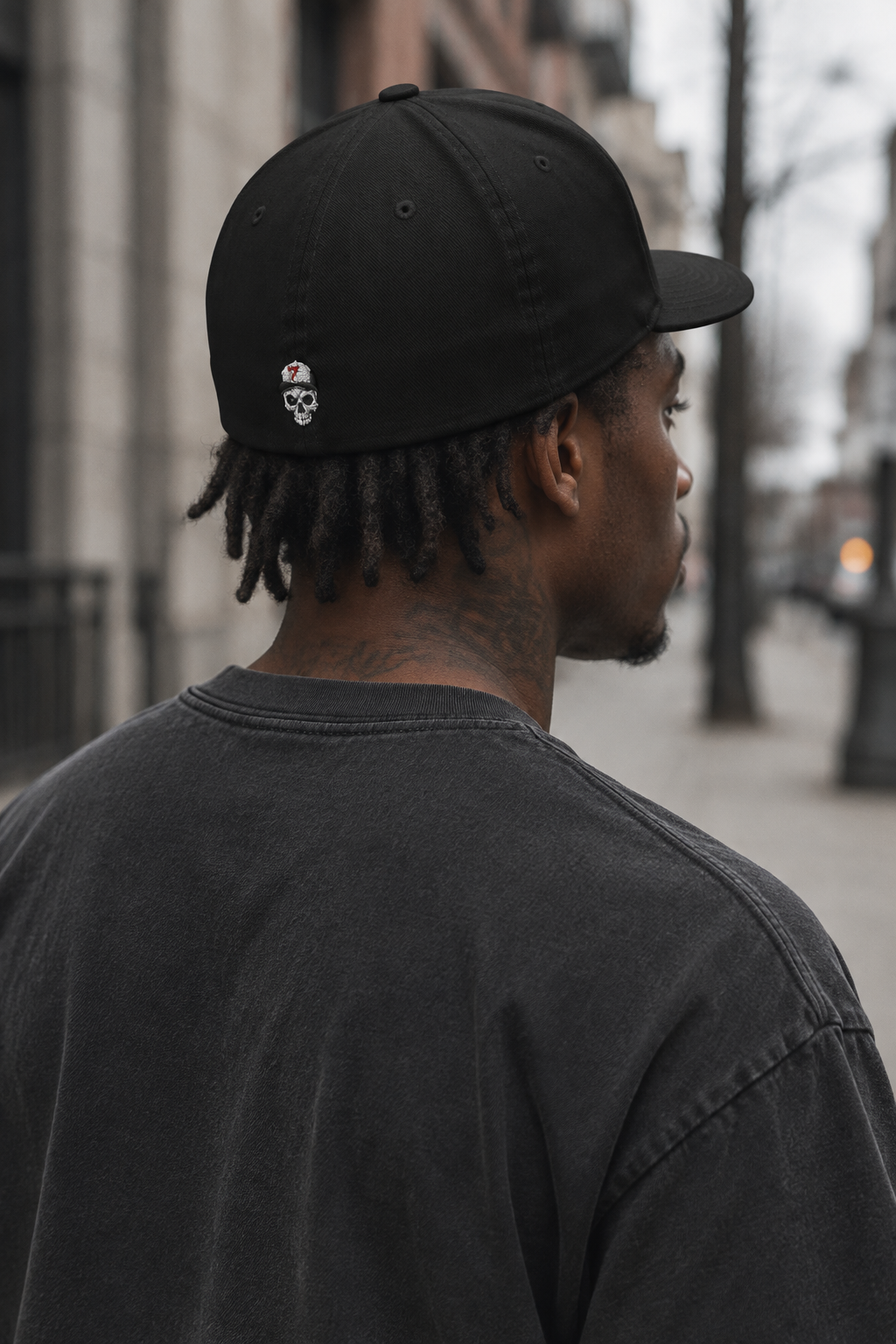 Gorra V7 Skull ajustada