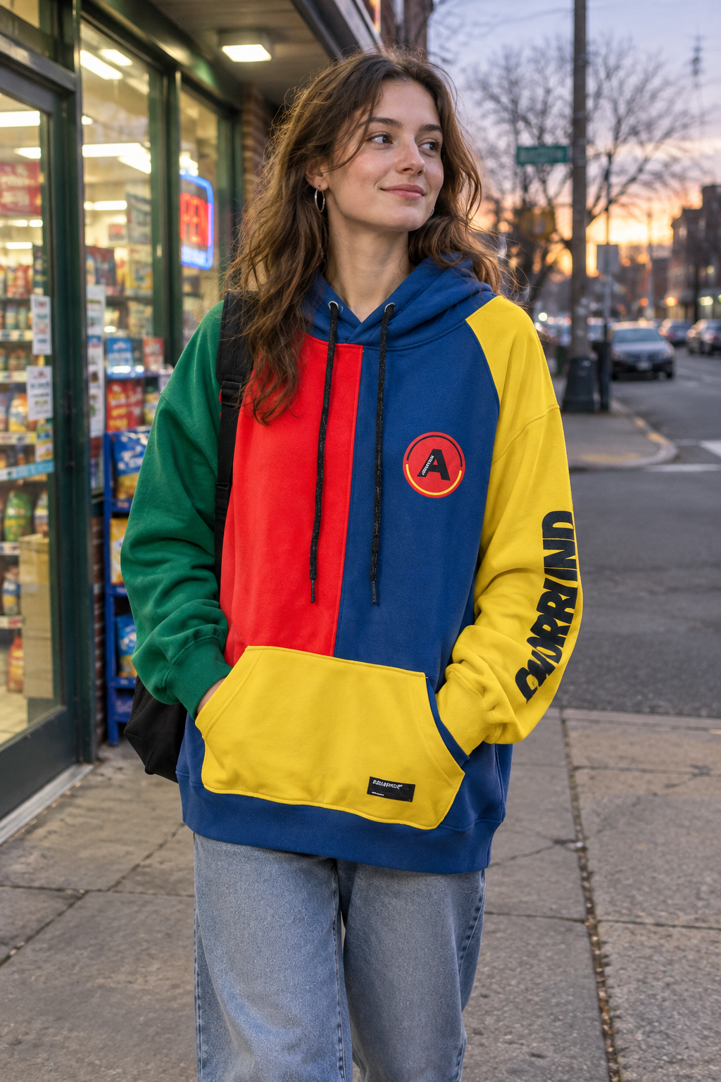 Women's 90s Color-Combo Hoodie