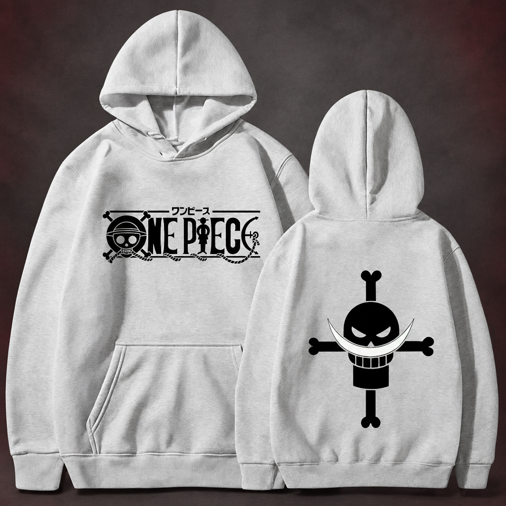 One Piece Whitebeard Pirates Graphic Hoodie