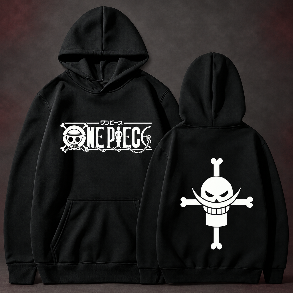 One Piece Whitebeard Pirates Graphic Hoodie