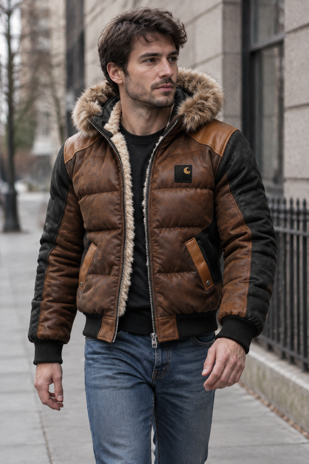 Heavyweight Winter Hooded Jacket