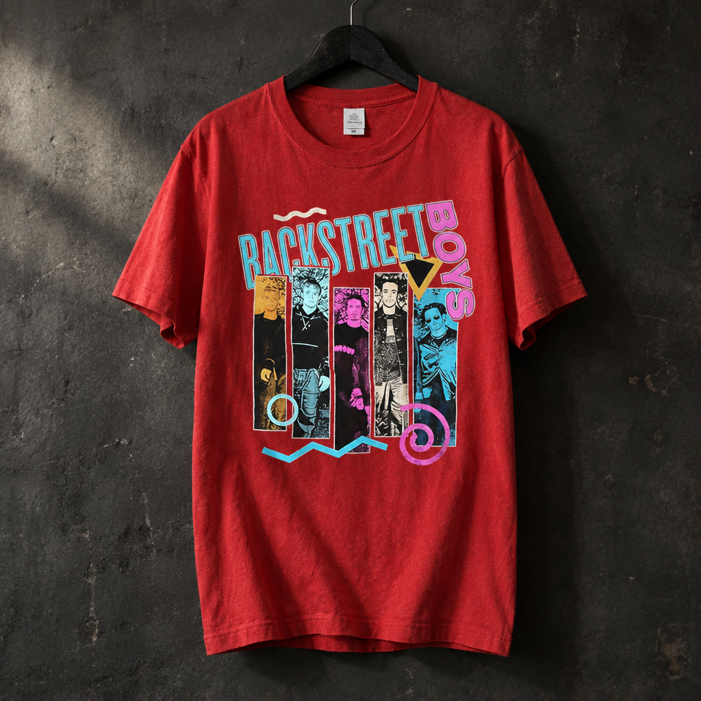 バックストリート・ボーイズ ヴィンテージグラフィックTシャツ