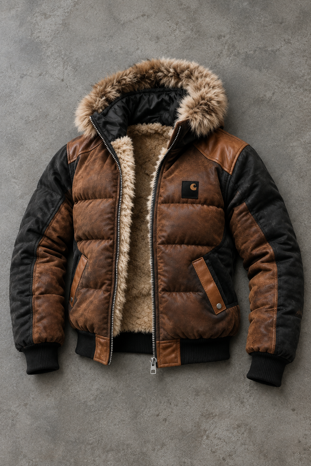 Heavyweight Winter Hooded Jacket