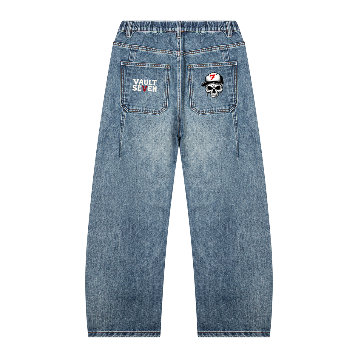 Men’s Vault-Seven Barrel-Leg Jeans