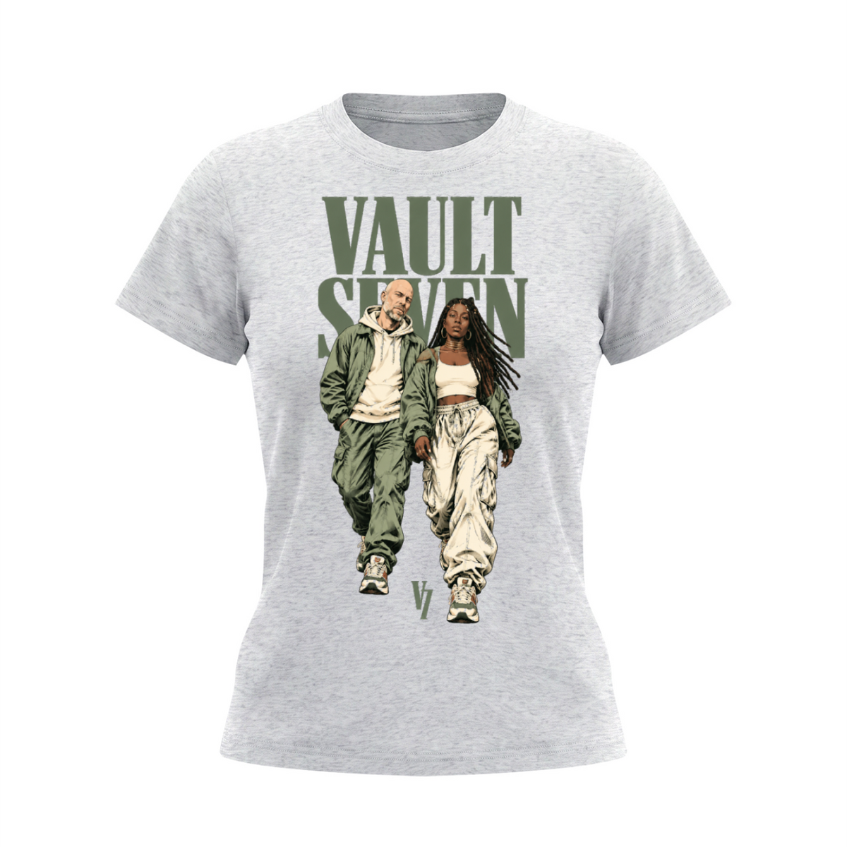 Women's V7 Side by Side Graphic Tee