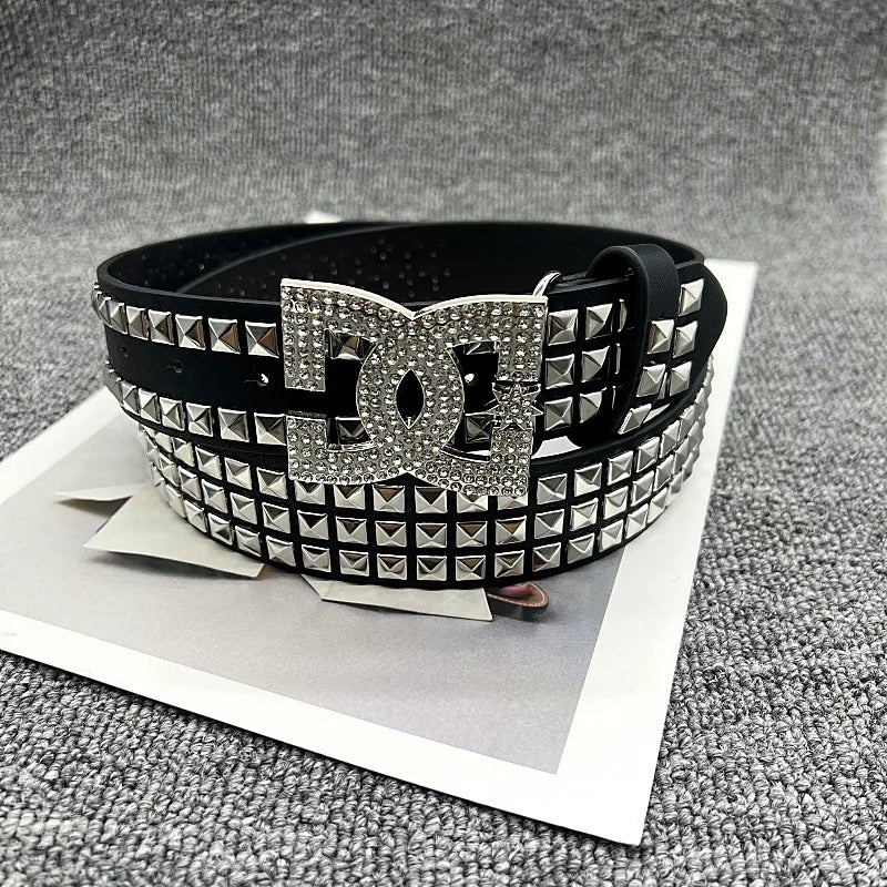Black Studded Belt