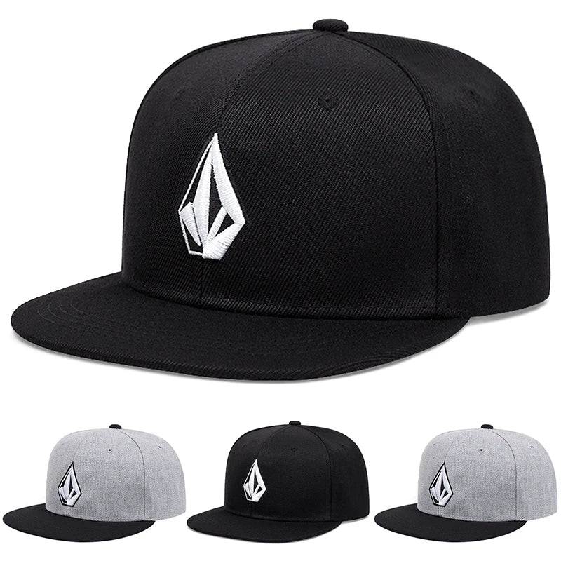 Diamond Flat-Brim Cap