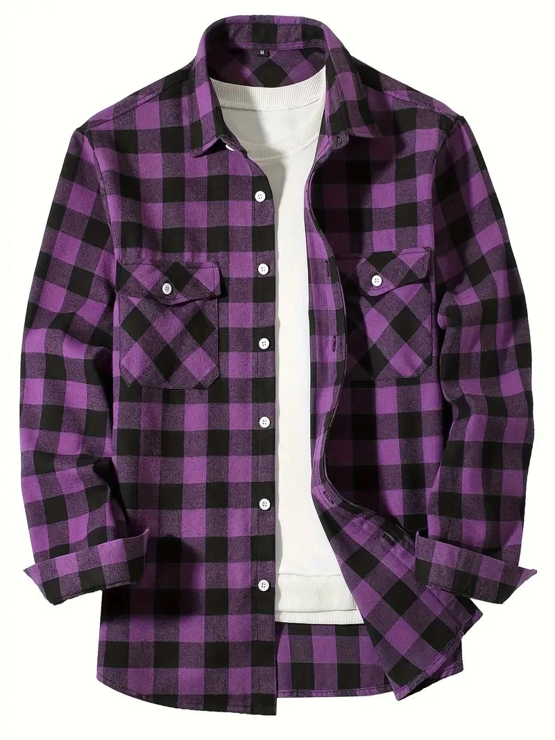 Men's Long Sleeve Flannel Shirt