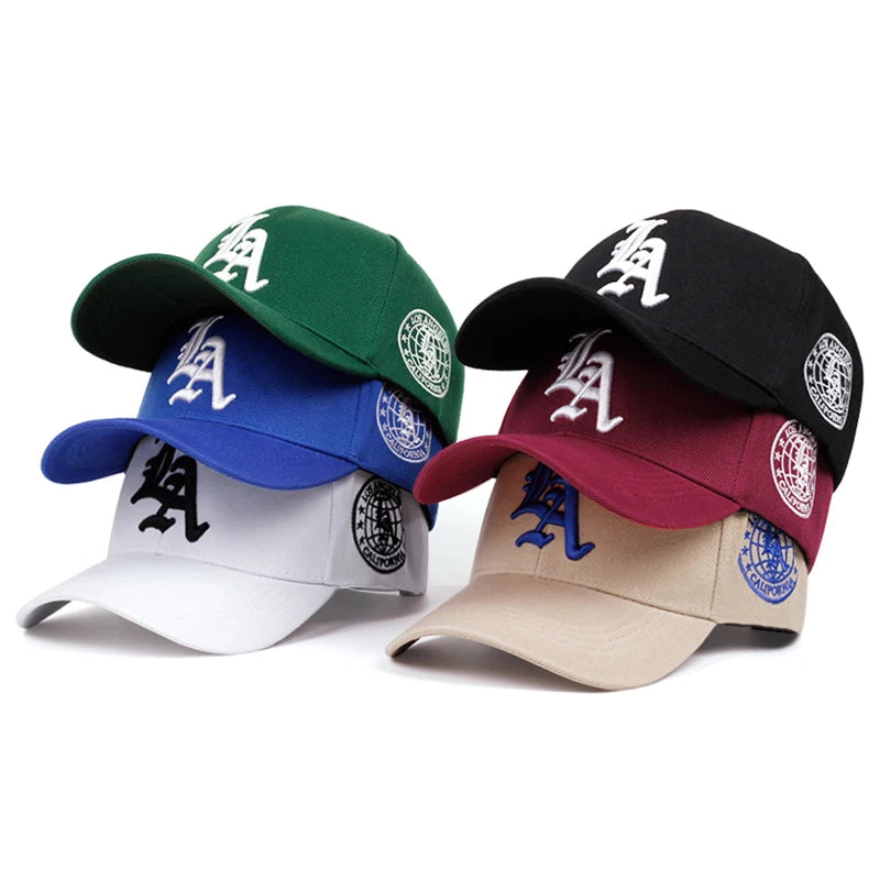 LA Embroidered Baseball Cap
