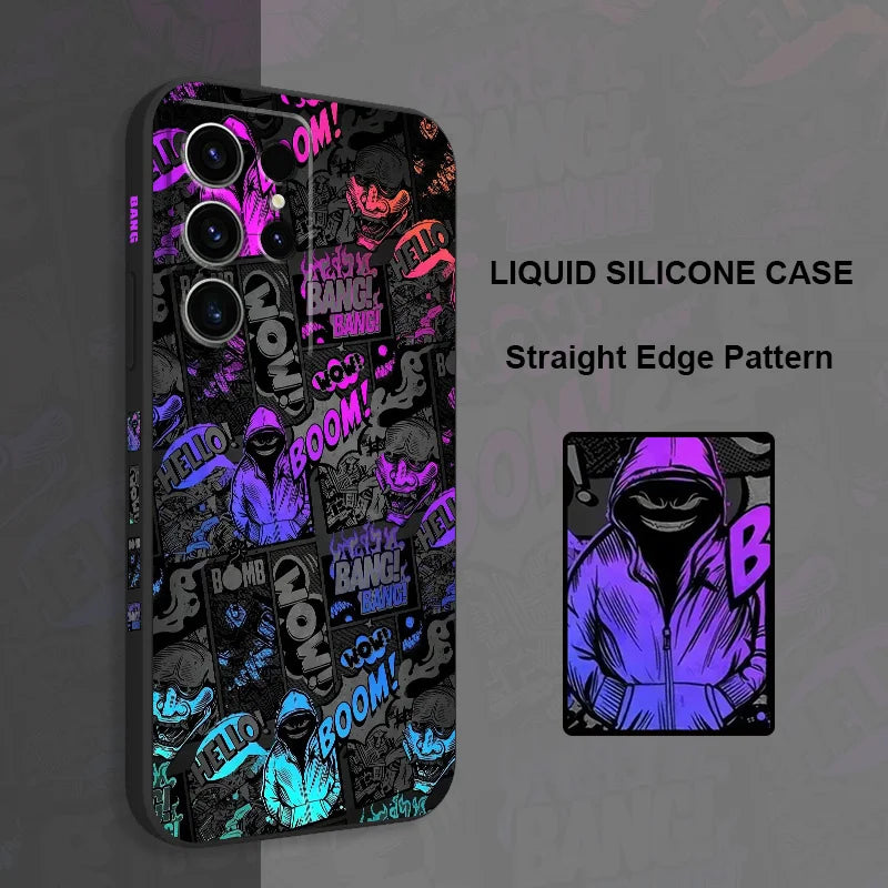 Clown Face Samsung Galaxy Phone Case