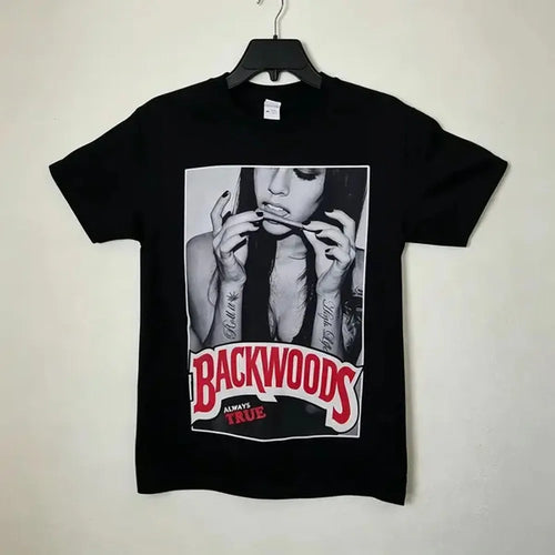 ブラック オーバーサイズ グラフィックTシャツ - ボクシーコットン ストリートウェアTシャツ