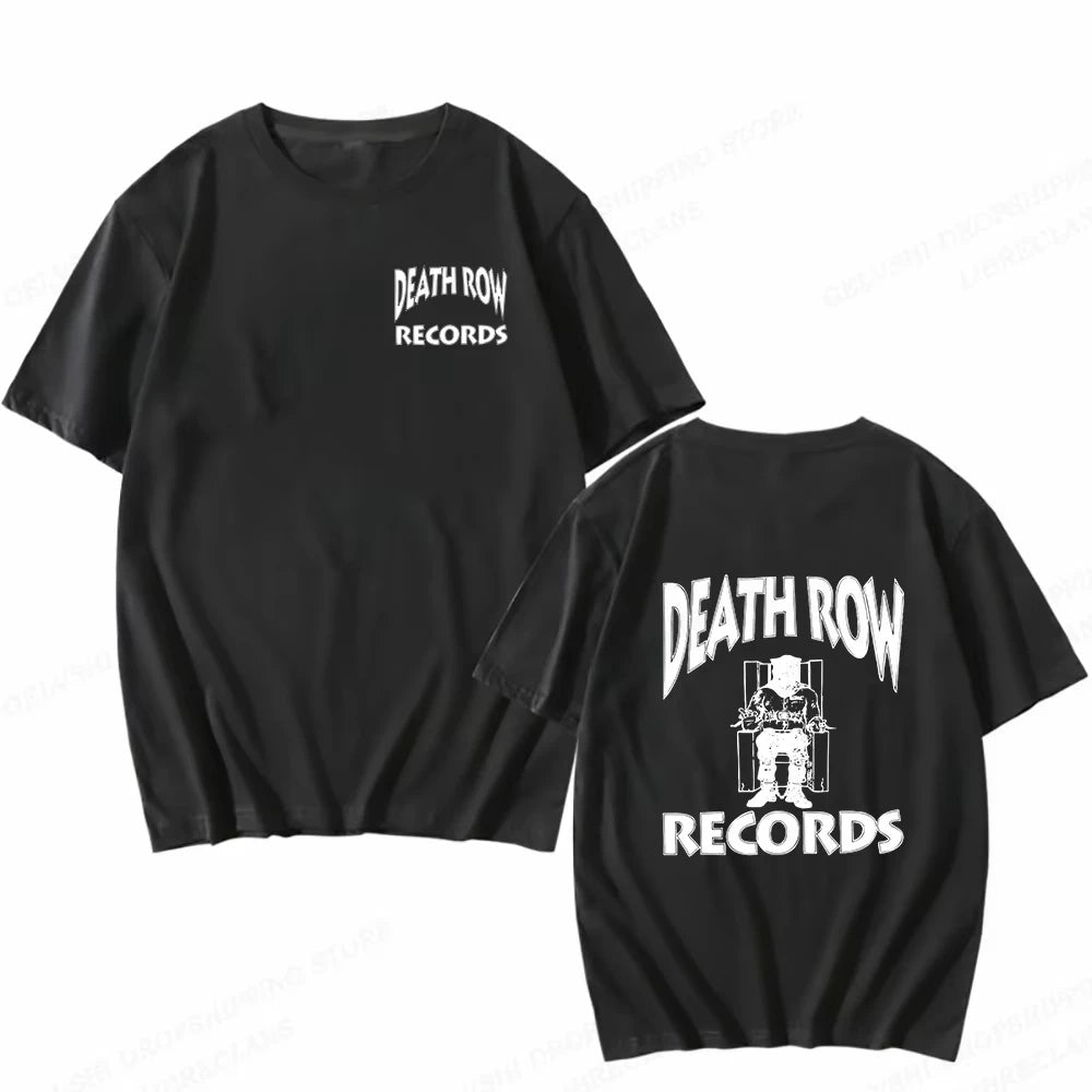 Black t-shirt with a cross on the front and 'Jesus Has Your Back' text on the back.