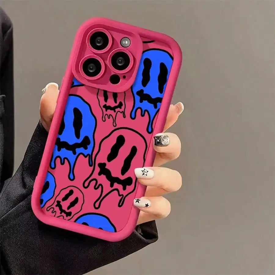 Graphic Smiley iPhone Case | Fits iPhone 11–17 Series