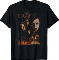 Black t-shirt with 'The Craft' graphic featuring four women and candles.