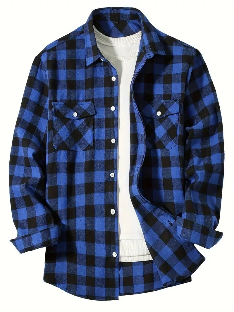 Men's Long Sleeve Flannel Shirt