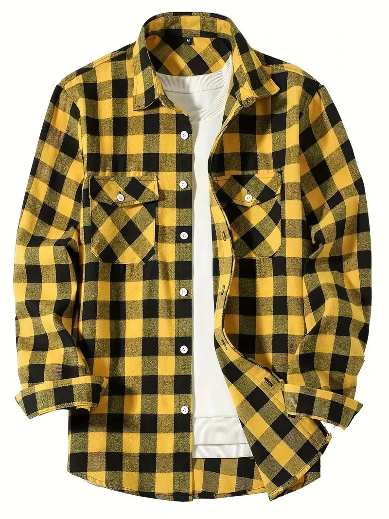 Men's Long Sleeve Flannel Shirt