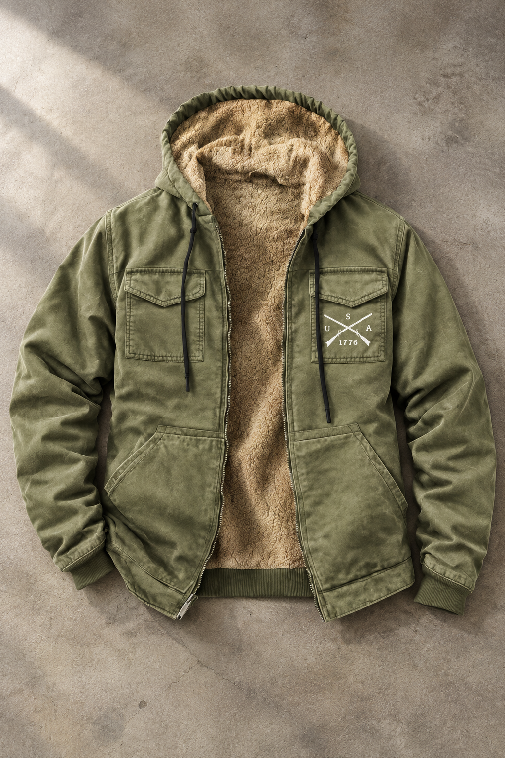Flintlock USA 1776 Heavyweight Hooded Jacket