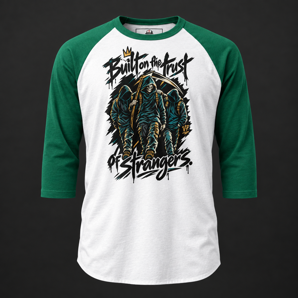Camiseta de béisbol V7 Strangers Trust Reaper