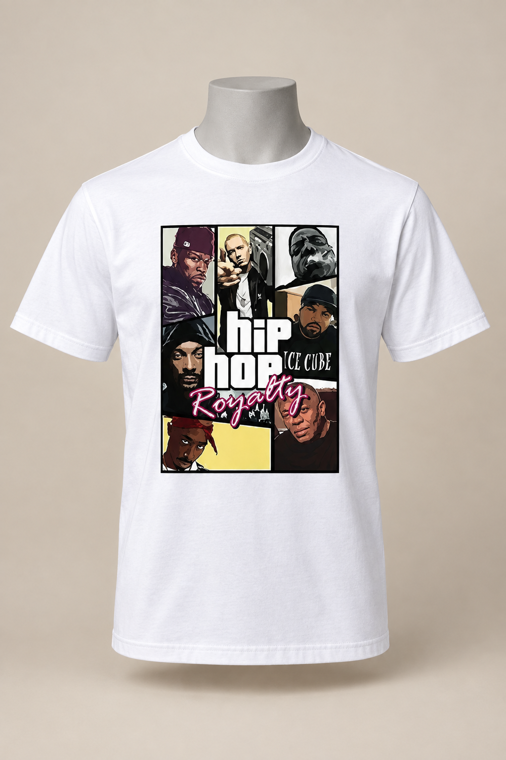 Camiseta gráfica Rap Icons