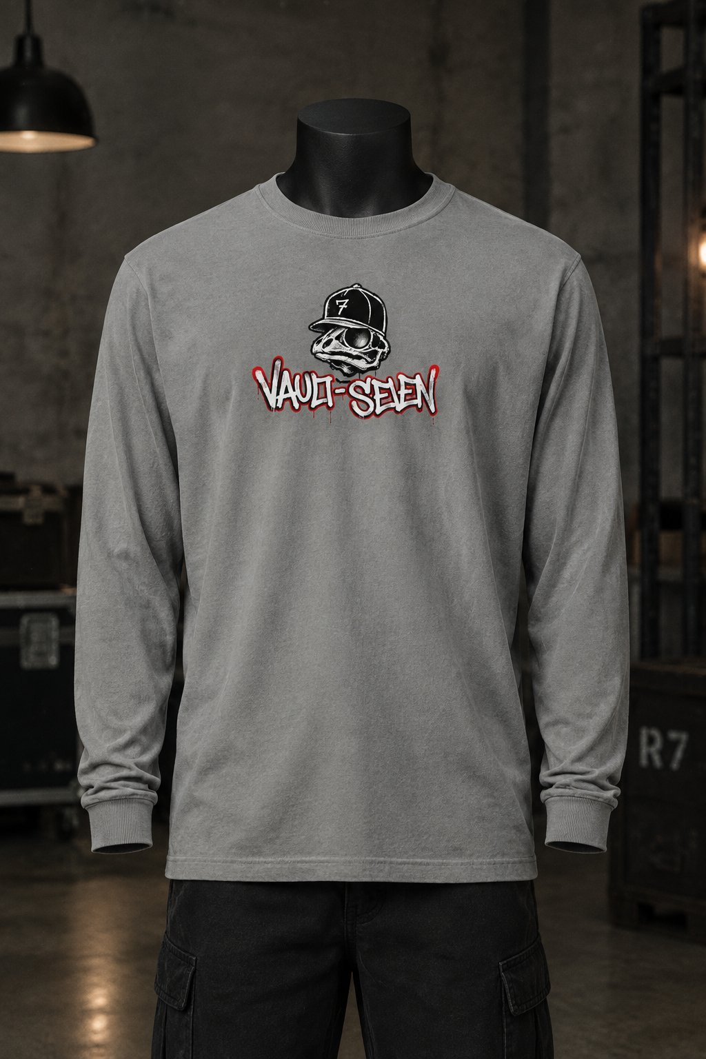 Heavyweight V7 Frog Skull Long-Sleeve