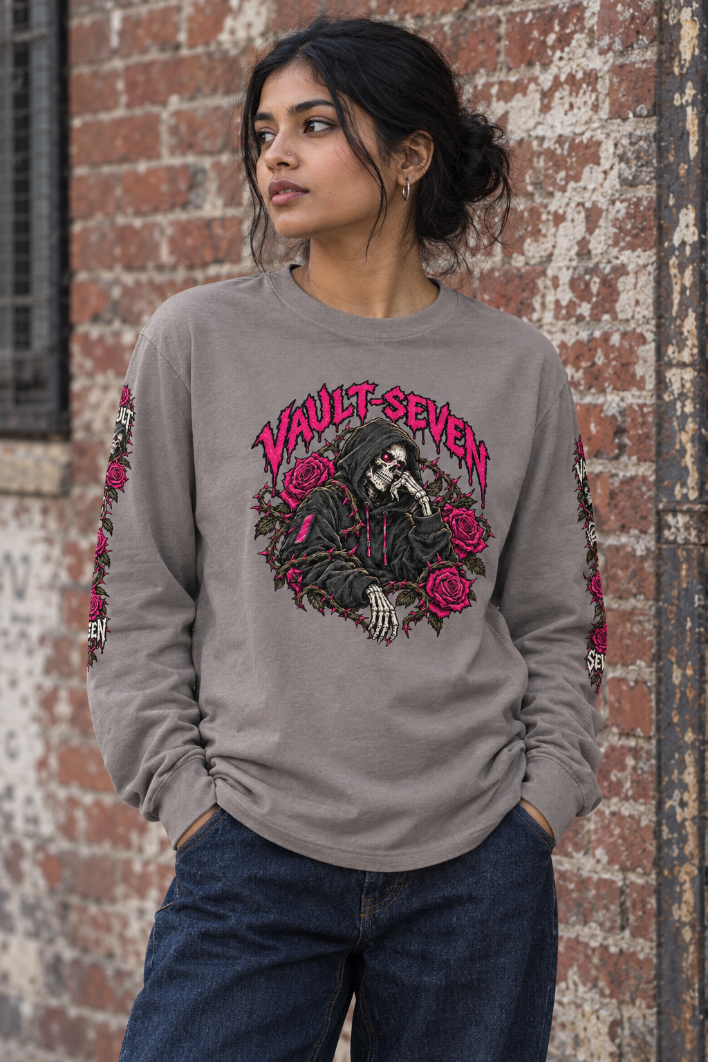 ユニセックス長袖Tシャツ