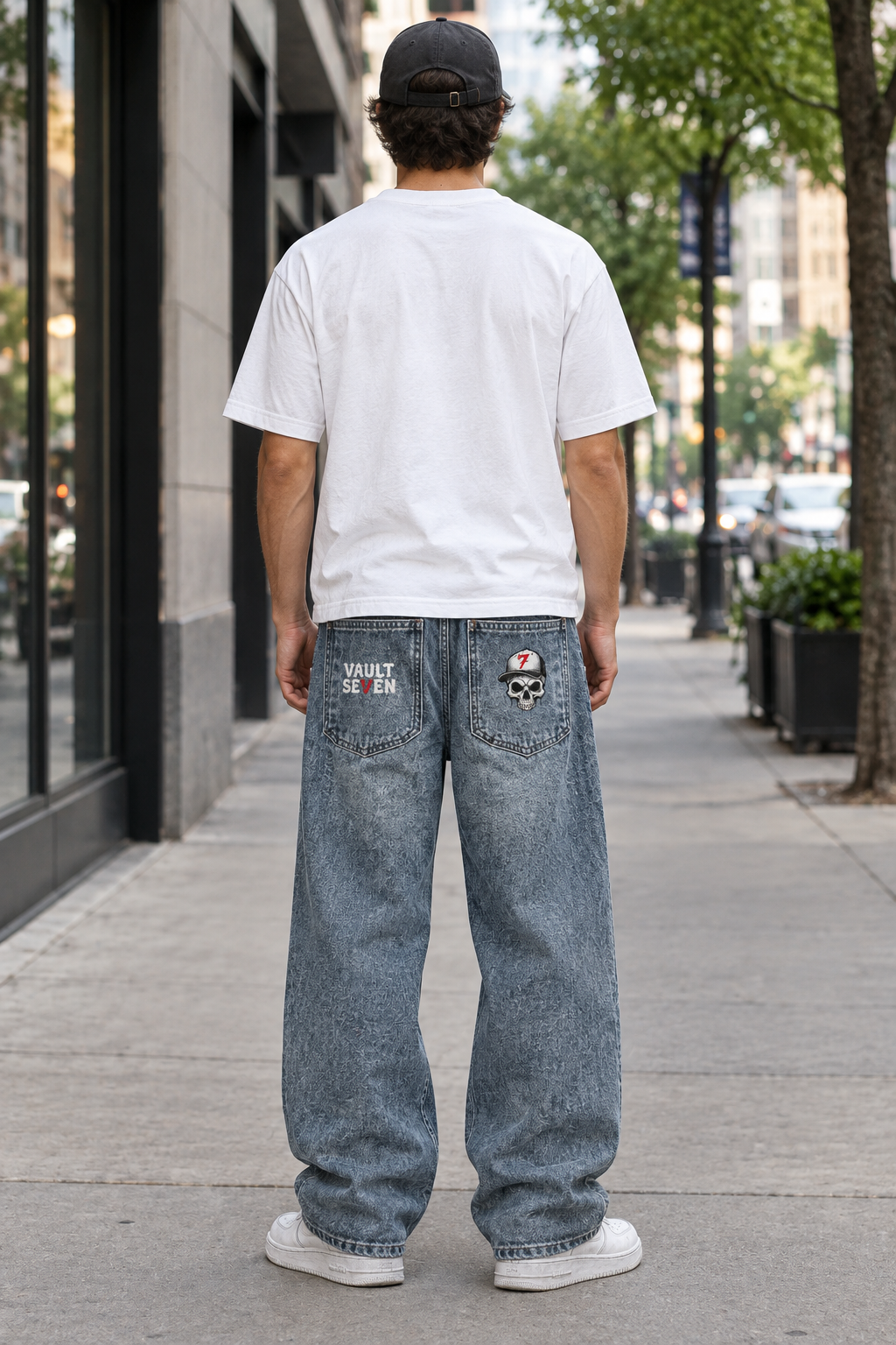 Men’s Vault-Seven Barrel-Leg Jeans