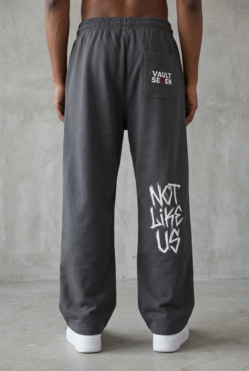 V7 Not Like Us Heavyweight Baggy Sweats