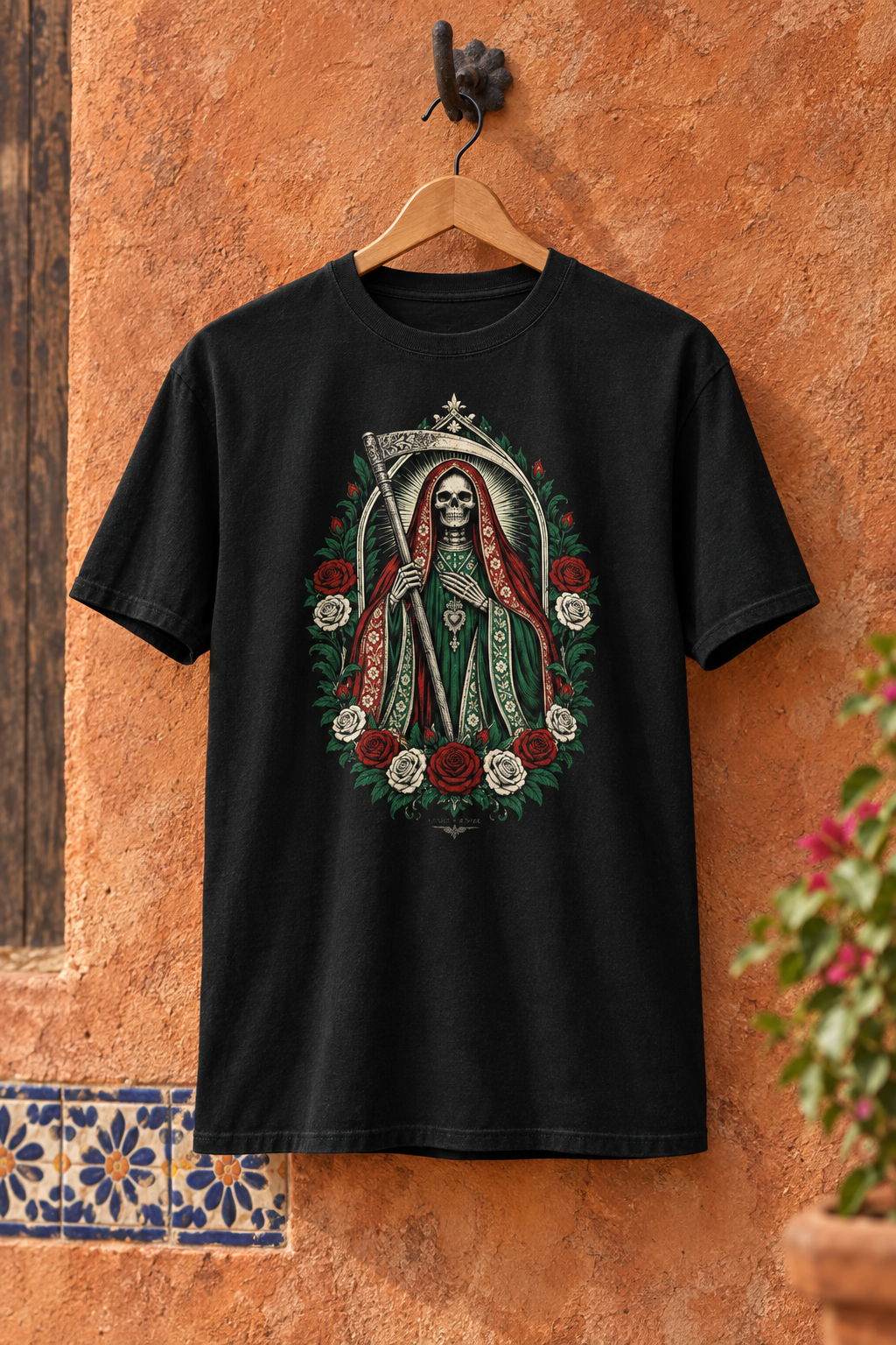 Playera gráfica de la Santa Muerte