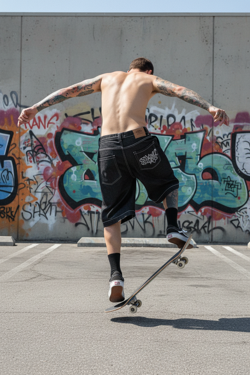 Black – White Male, Kickflip