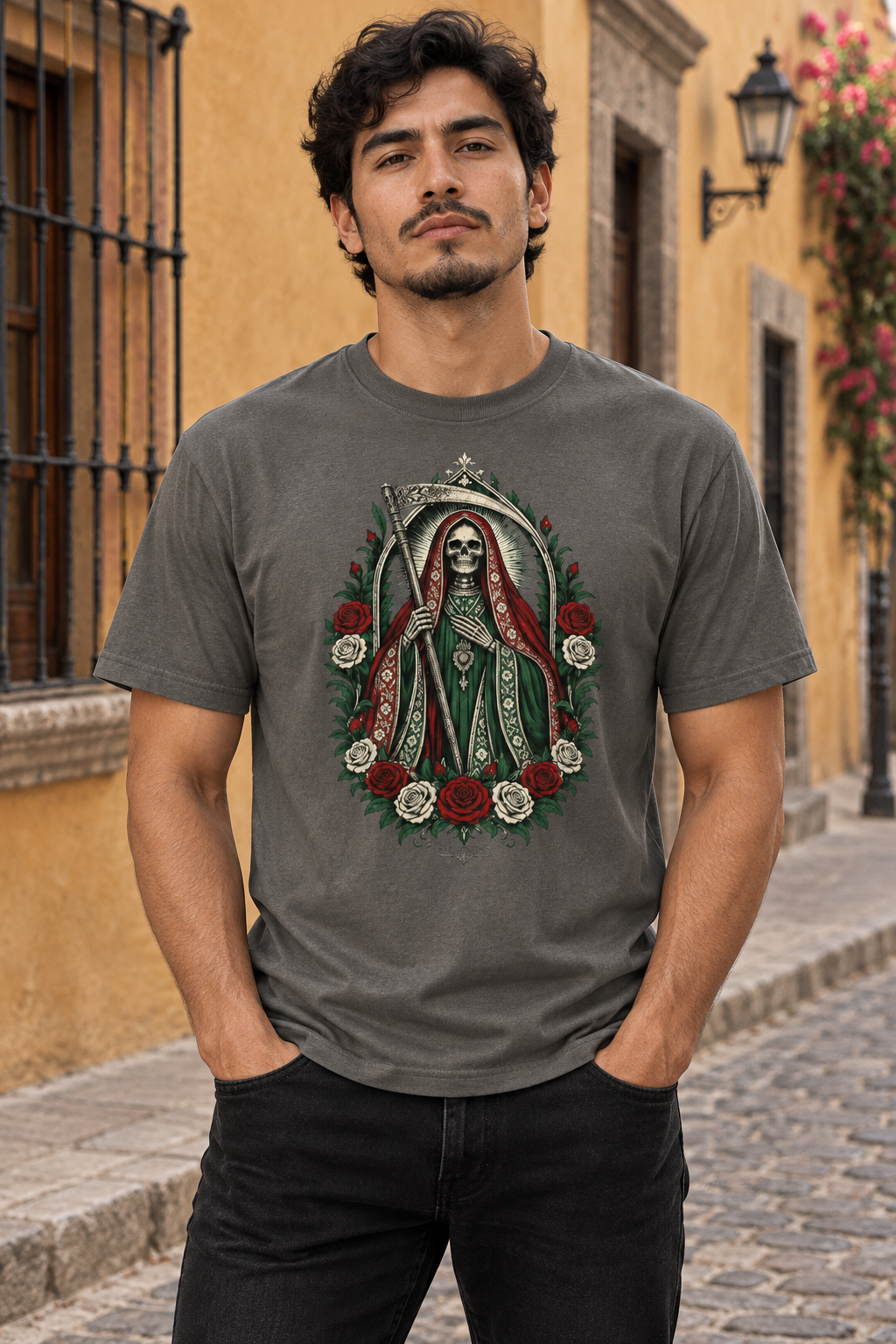 Playera gráfica de la Santa Muerte