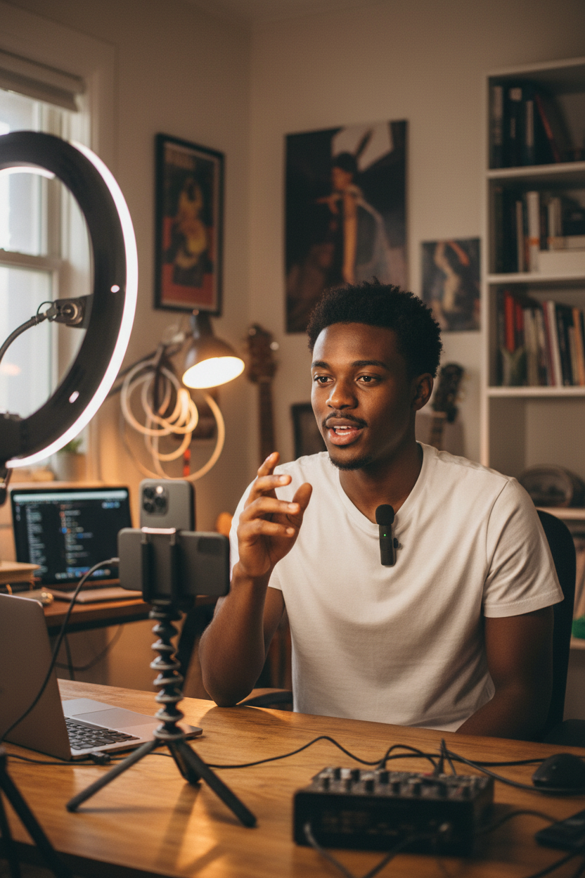 Creator Mic – Home Studio, Mid-Sentence
