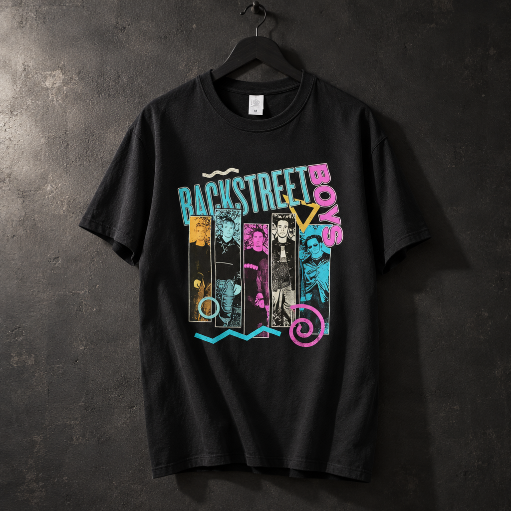 バックストリート・ボーイズ ヴィンテージグラフィックTシャツ
