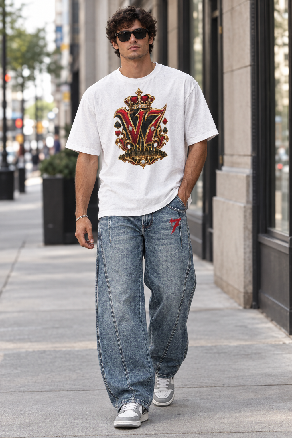 Men’s Vault-Seven Barrel-Leg Jeans