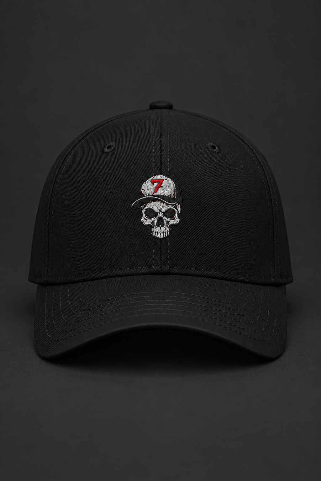 V7 Skull Fitted Hat