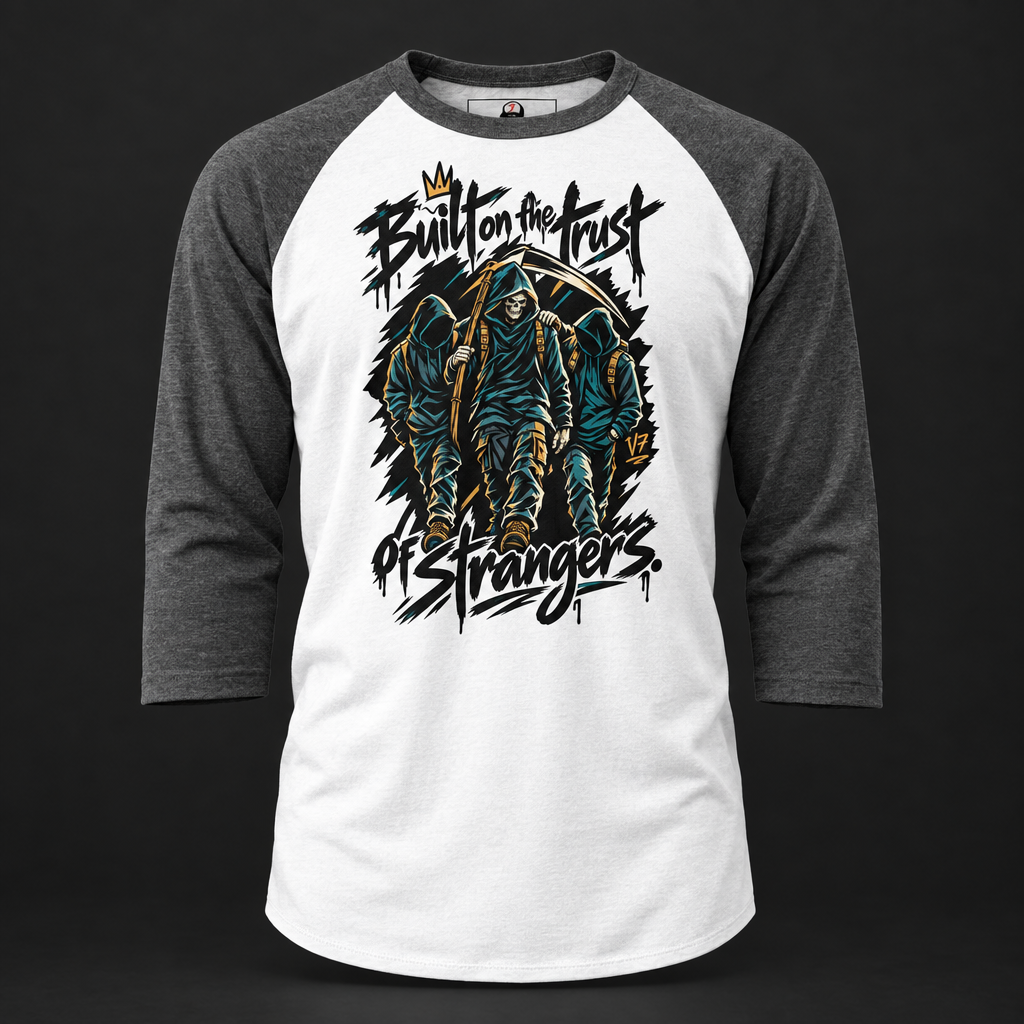 Camiseta de béisbol V7 Strangers Trust Reaper