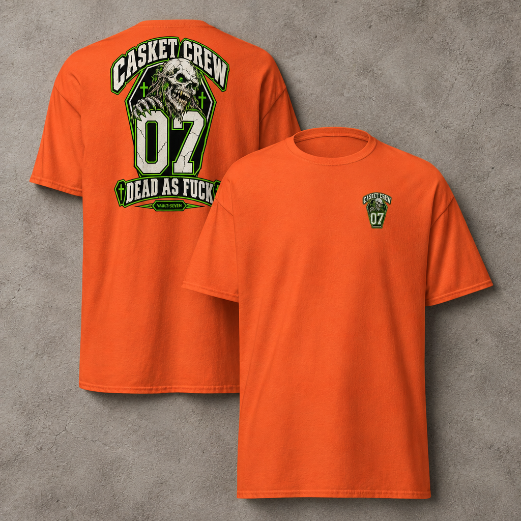 Camiseta gráfica Vault-Seven Casket Crew n.º 07