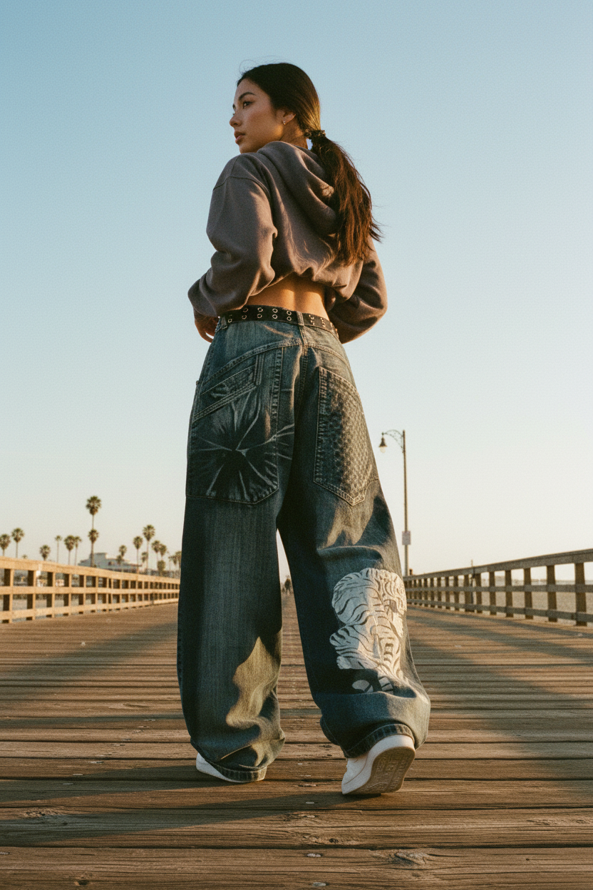 Shot 2 – Hispanic Female, Venice Beach Low Angle