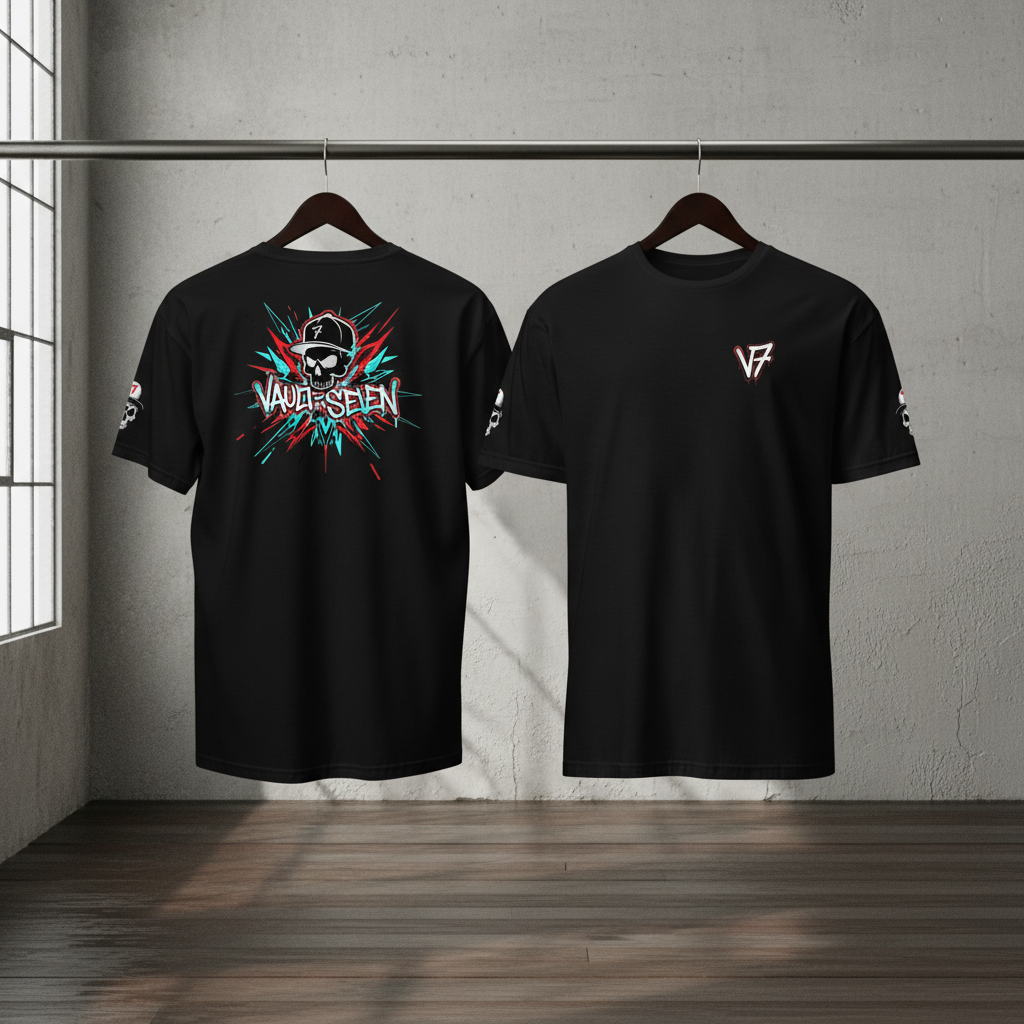 Vault-Seven Skull Burst Graphic Tee