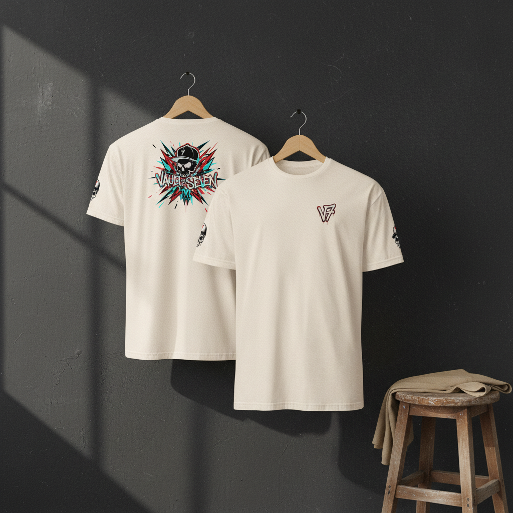 Camiseta gráfica Vault-Seven Skull Burst